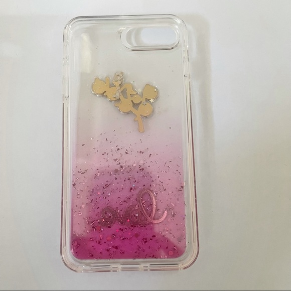 Love glitter Apple IPhone 8 Plus Case - Picture 2 of 3